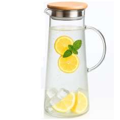 JARRA VIDRO HERMÉTICA TAMPA BAMBU 1,4L